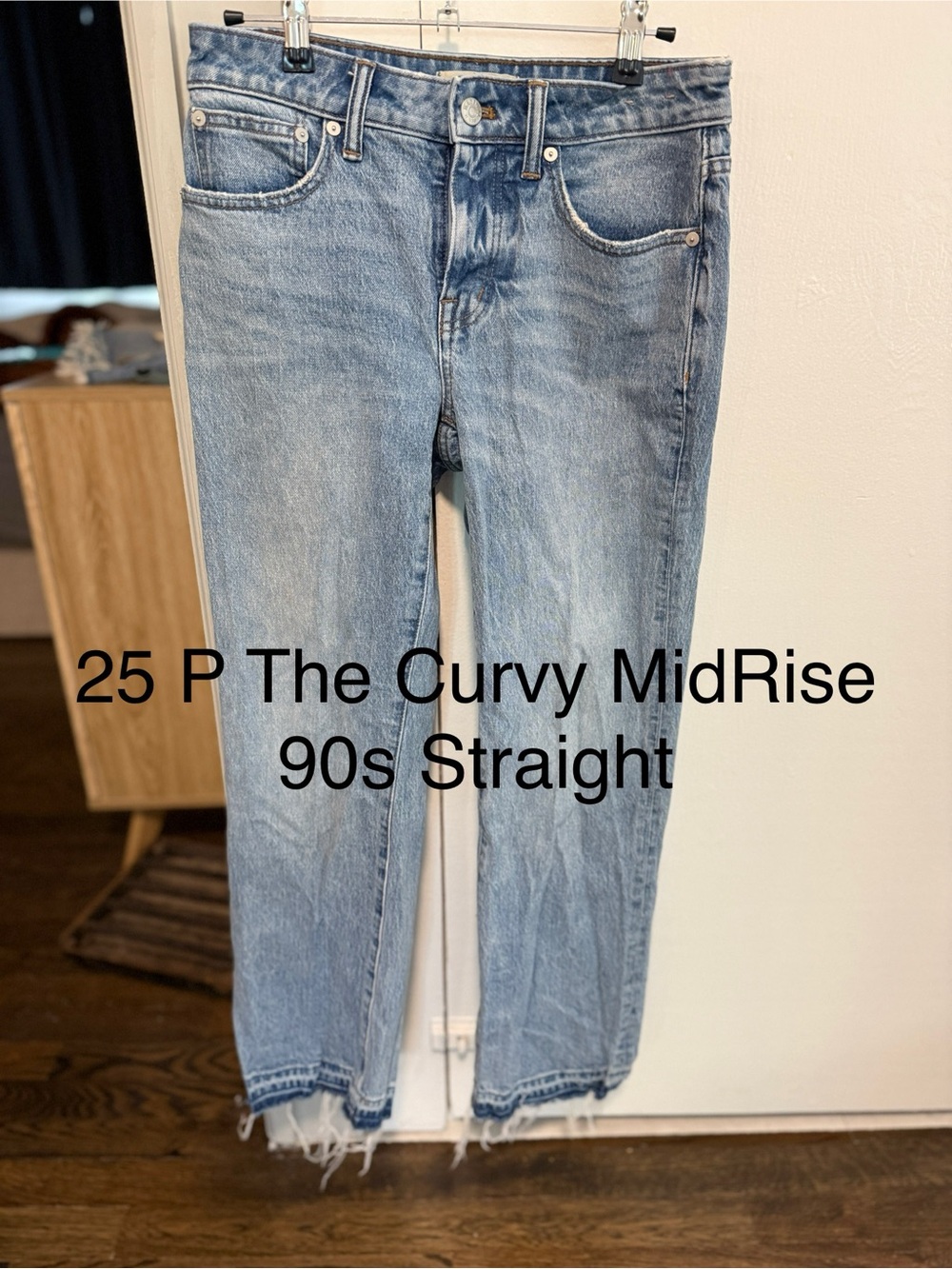 Madewell Light Blue Straight-Leg Jeans